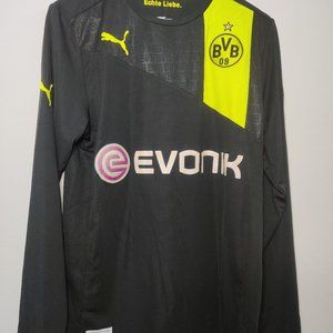 DORTMUND 2012-13 AWAY JERSEY SAMPLE ONE STAR RARE SIZE M LONG SLEEVE Christmas